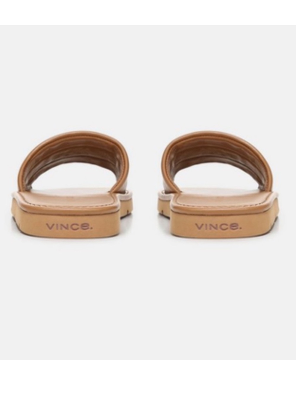 VINCE. Olina Leather Slip-On Padded Footbed Slide Sandal 9.5 - Picture 3 of 12
